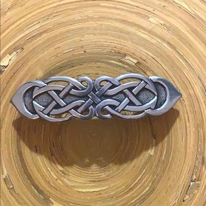 Intricate Metal Celtic Hair Clip